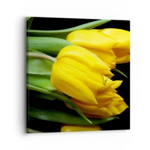 Schilderen op canvas - Gemaakt van heldere zon - 30x30 cm