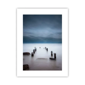 Poster - Peinzend meer - 30x40 cm