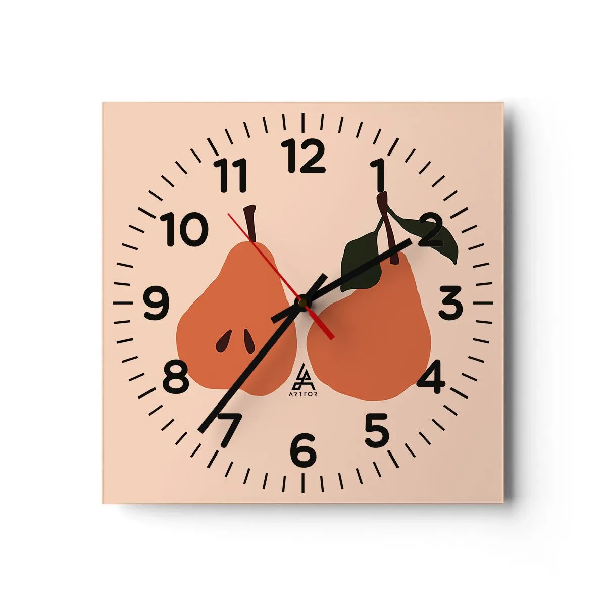 Wandklok - Klok - Zoetheid zelf - 40x40 cm