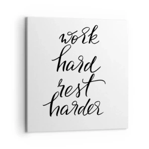 Schilderen op canvas - Levensbalans - 50x50 cm