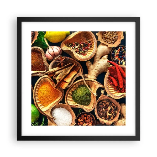 Poster in een zwarte lijst - Neem wat je wilt - 40x40 cm