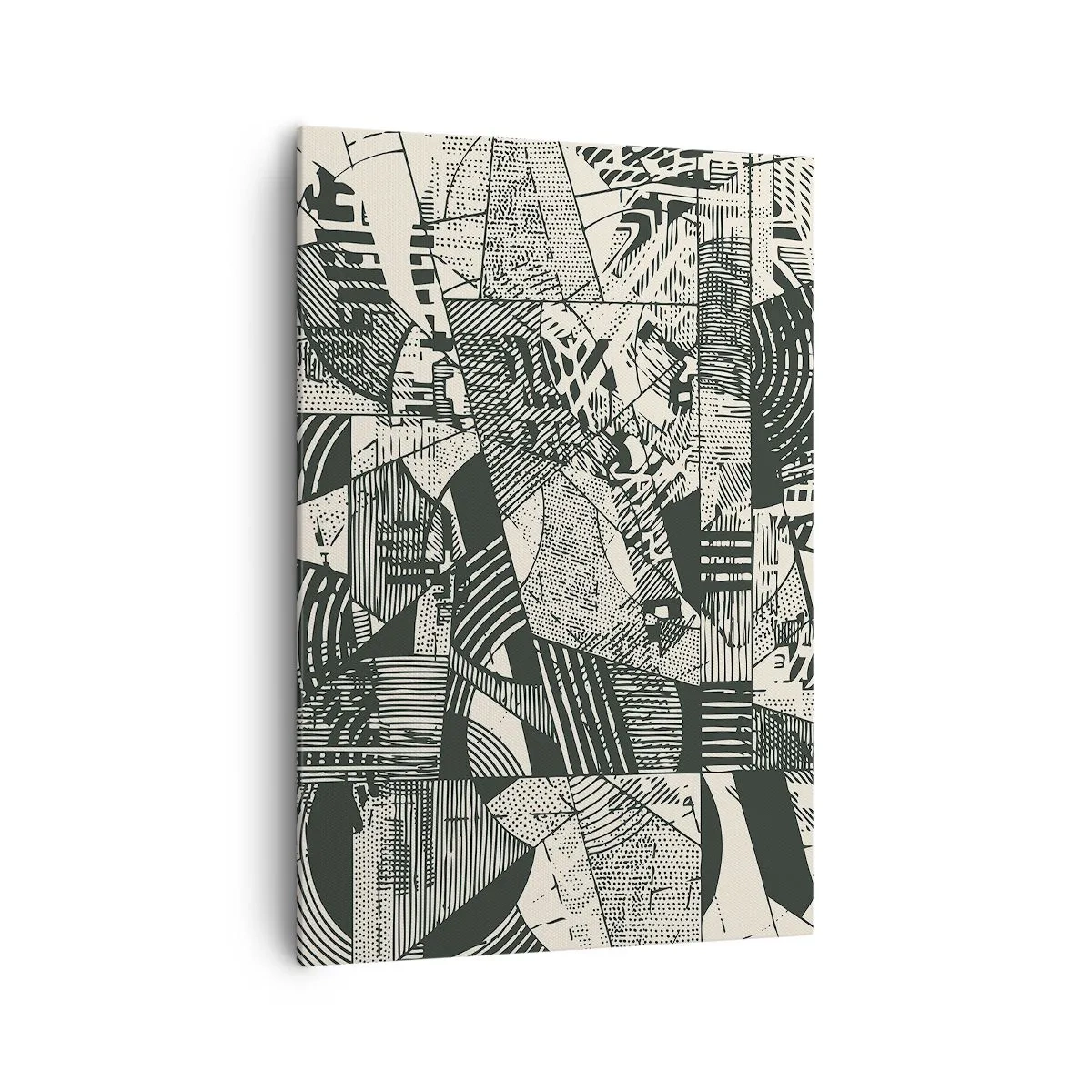 Schilderen op canvas - De dynamiek van nu - 70x100 cm