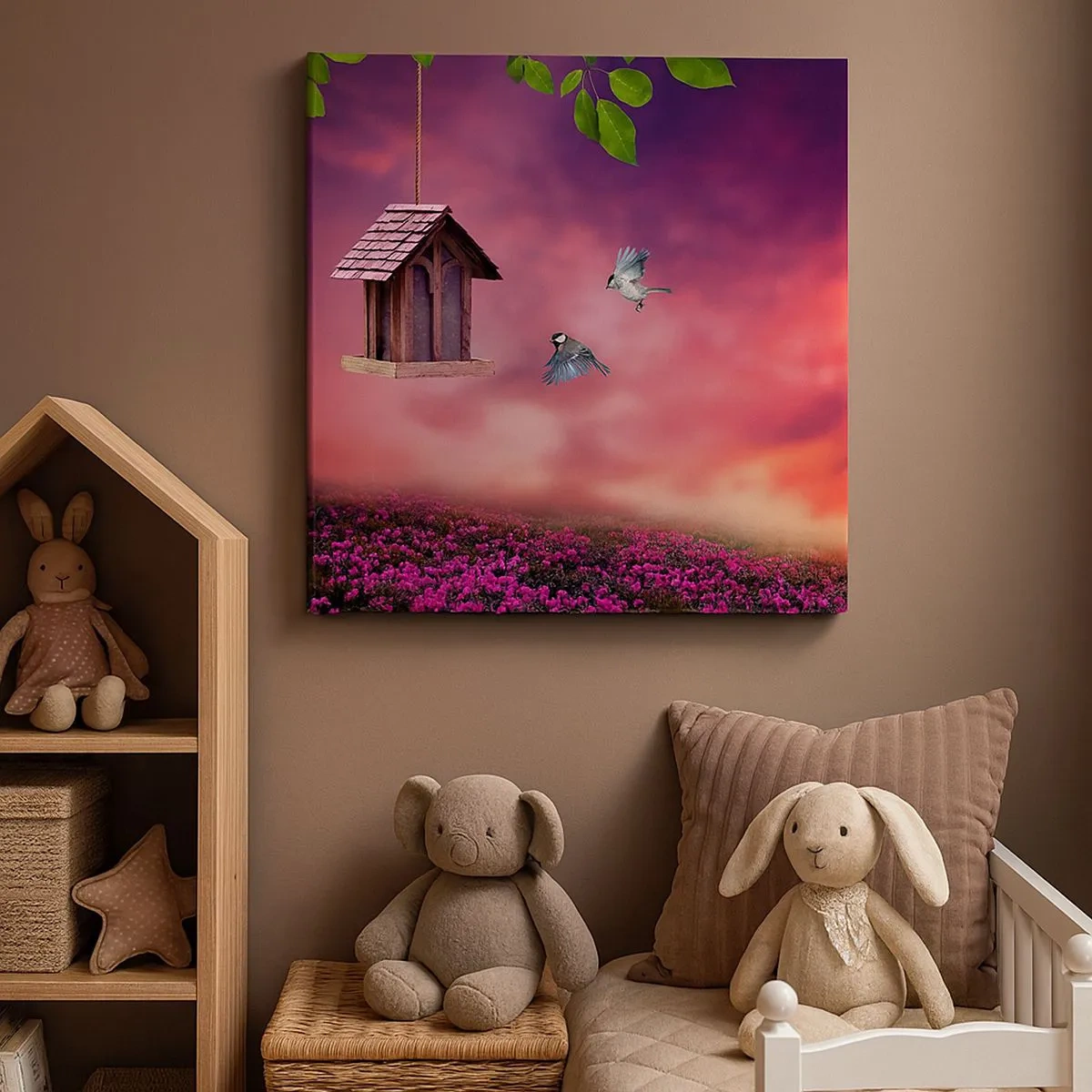 Schilderen op canvas - Uitnodiging voor het avondeten - 30x30 cm