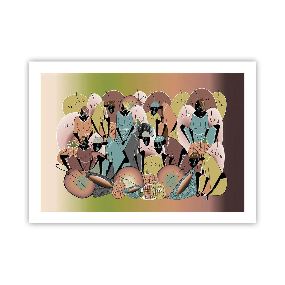 Poster - Er komt een geweldige vakantie aan - 70x50 cm