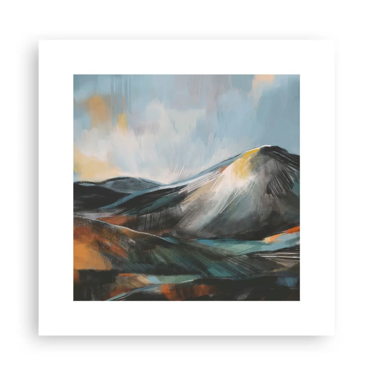 Poster - Ruw en prachtig - 30x30 cm