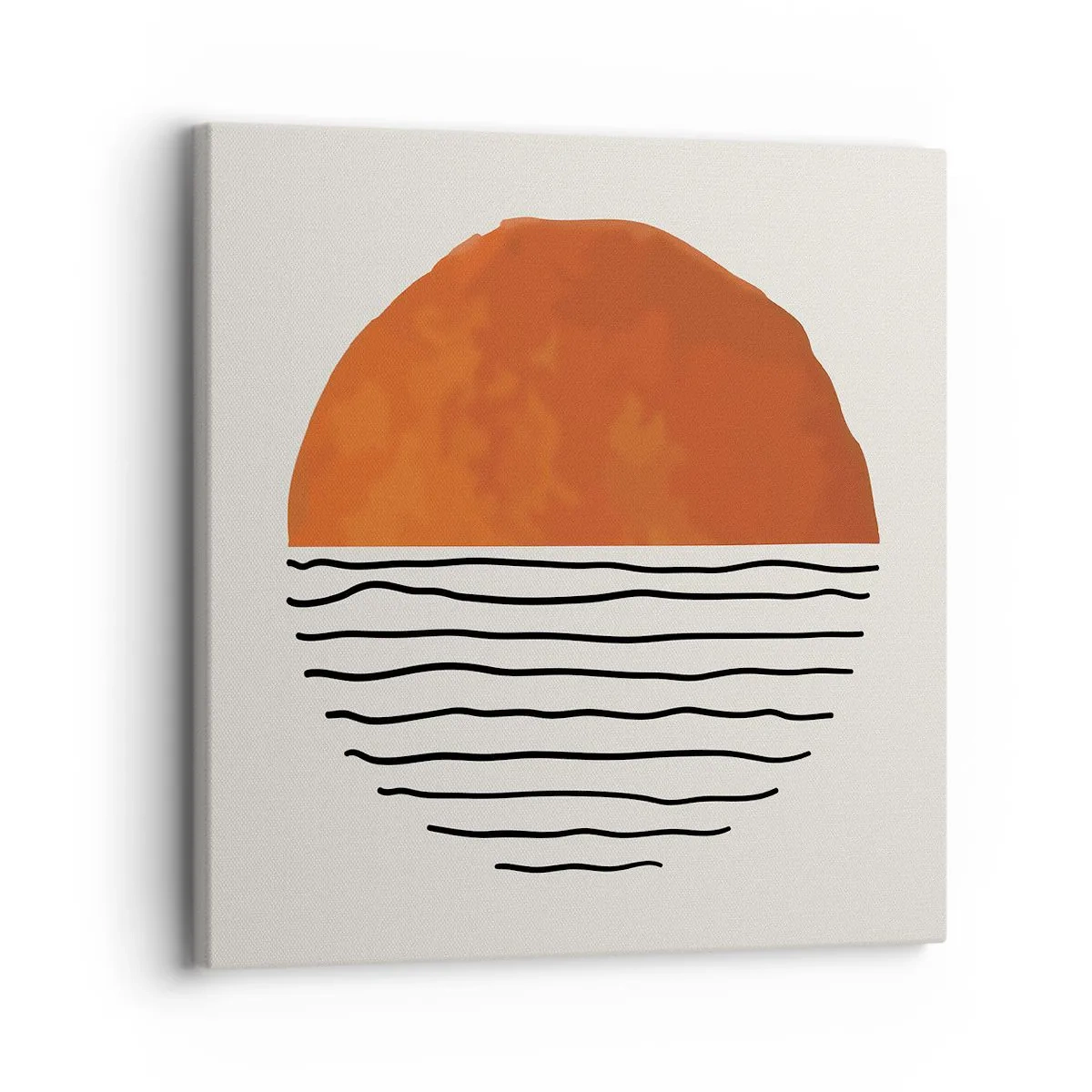 Schilderen op canvas - In het Japanse klimaat - 30x30 cm