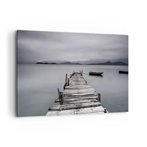 Schilderen op canvas - Je kunt morgen gaan - 100x70 cm