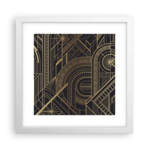 Poster in een witte lijst - Concepten, ideeën, plannen - 30x30 cm