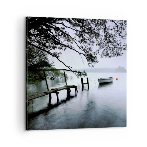 Schilderen op canvas - Je bent al aan het rusten - 50x50 cm