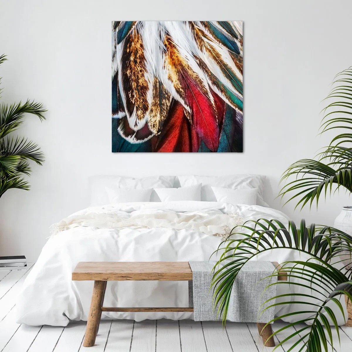 Schilderen op canvas - Geheimen van de vlucht - 50x50 cm