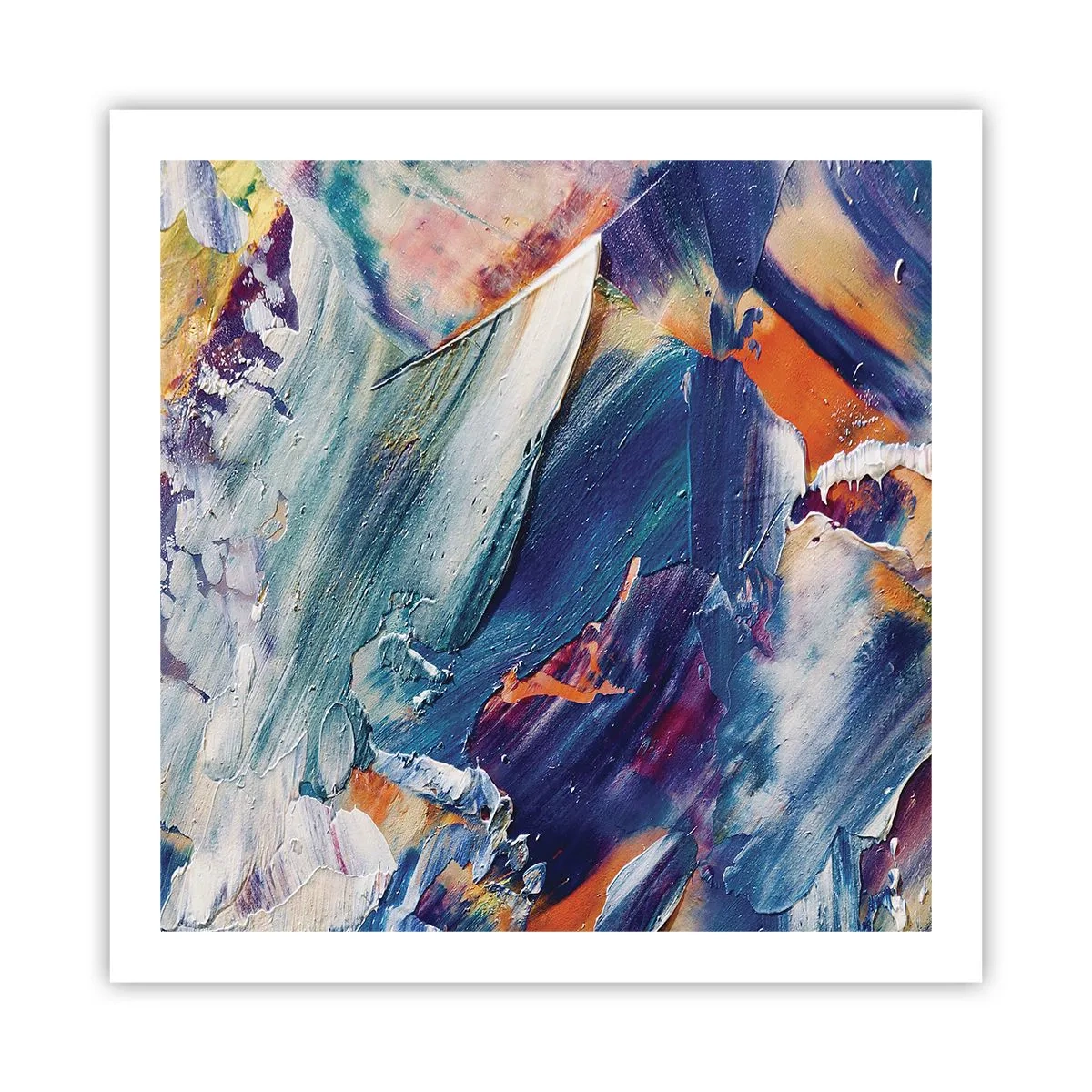 Poster - Kleur verwarring - 60x60 cm