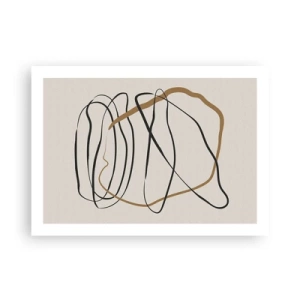 Poster - Compositie – loopdans - 70x50 cm