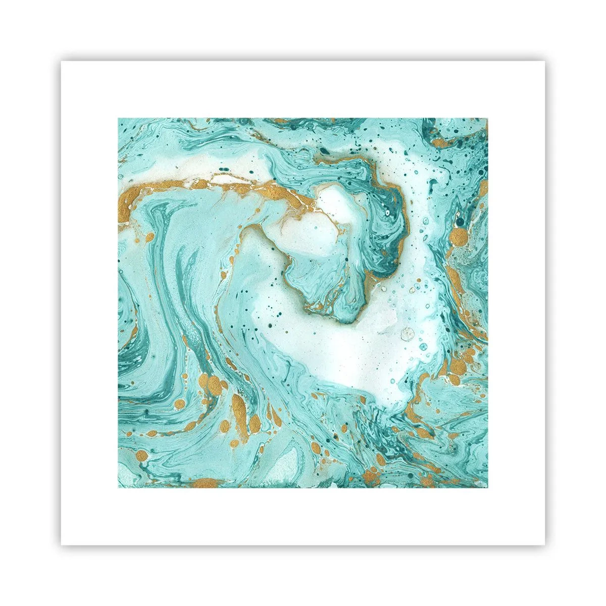 Poster - Onder de grote golf van het Edo-tijdperk - 30x30 cm