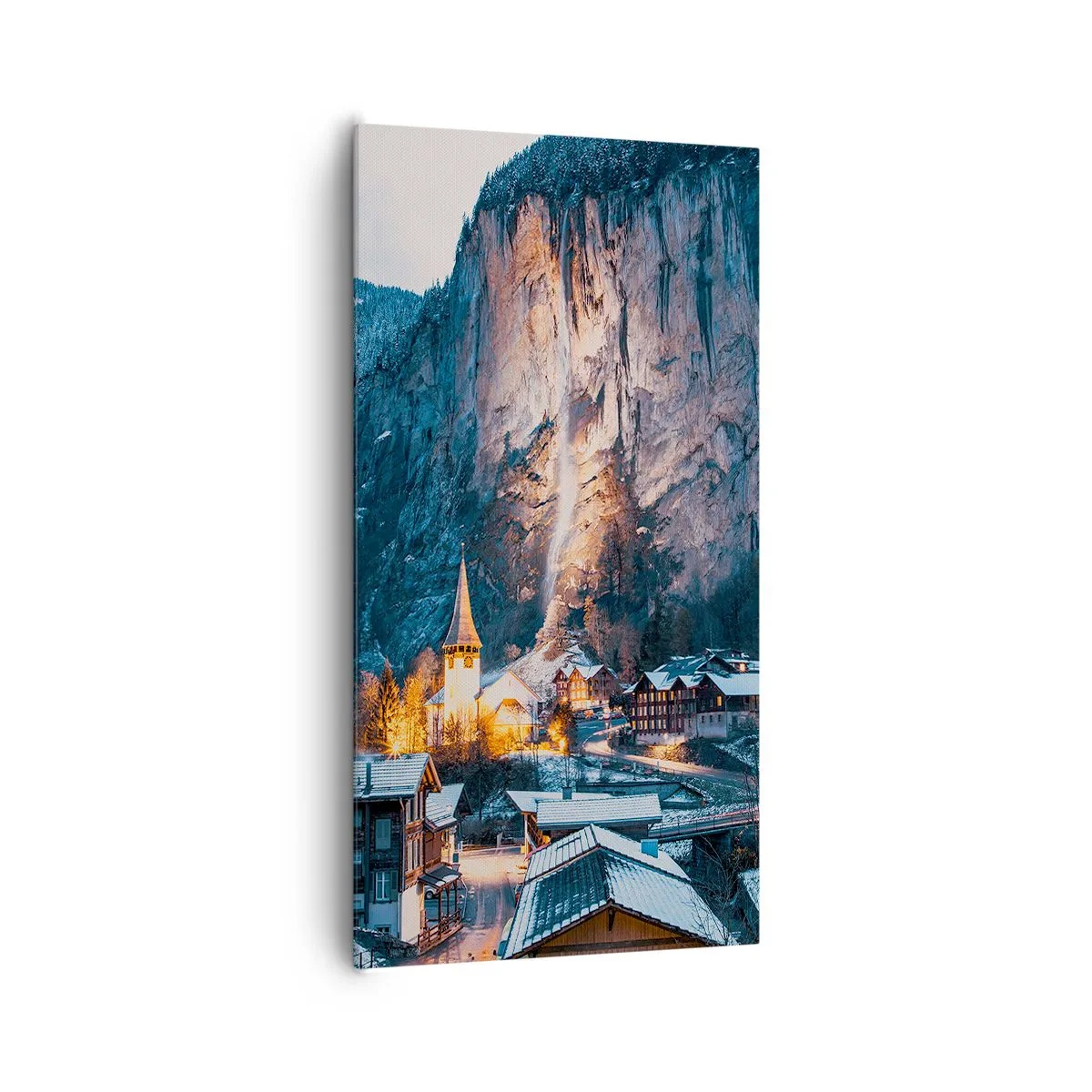 Schilderen op canvas - De stralende geest van de winter - 65x120 cm