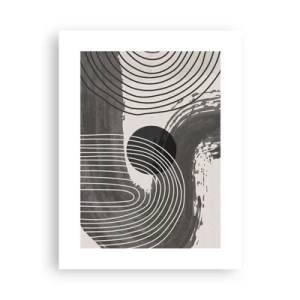 Poster - Het ovaal wint - 30x40 cm