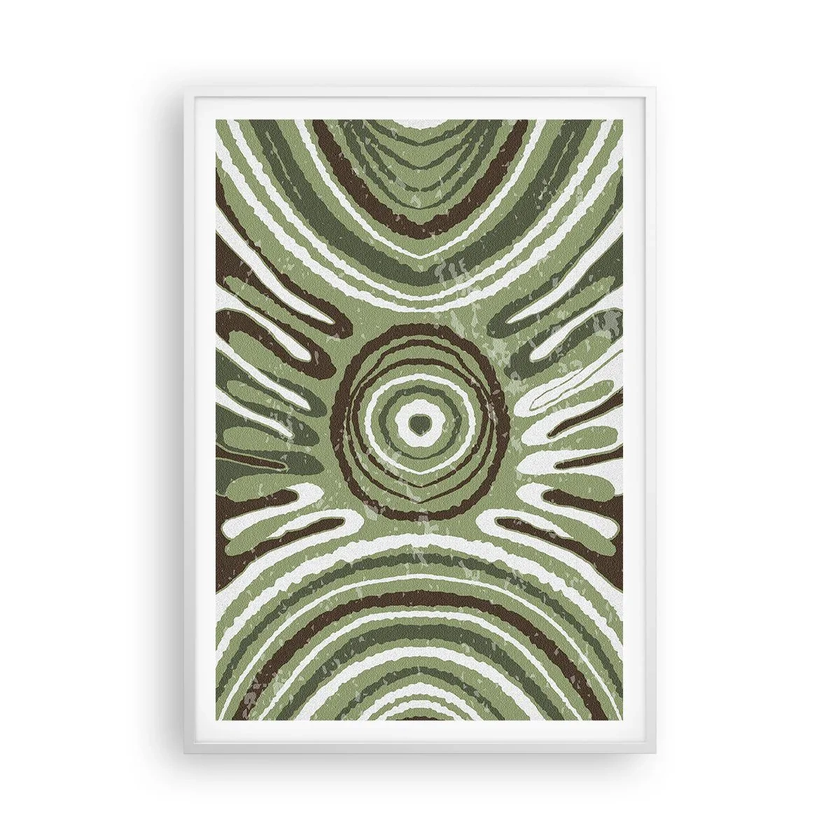 Poster in een witte lijst - Een explosie van emoties - 70x100 cm