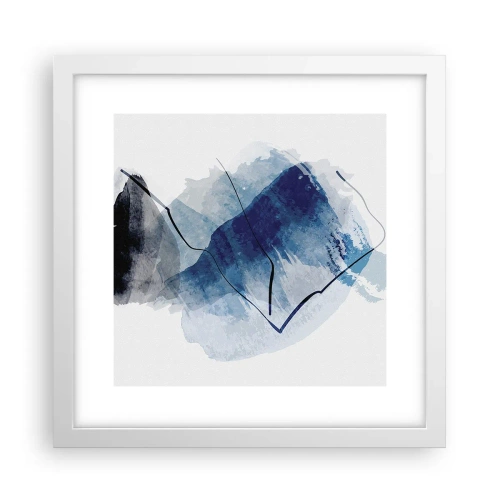 Poster in een witte lijst - Ijsberg - 30x30 cm