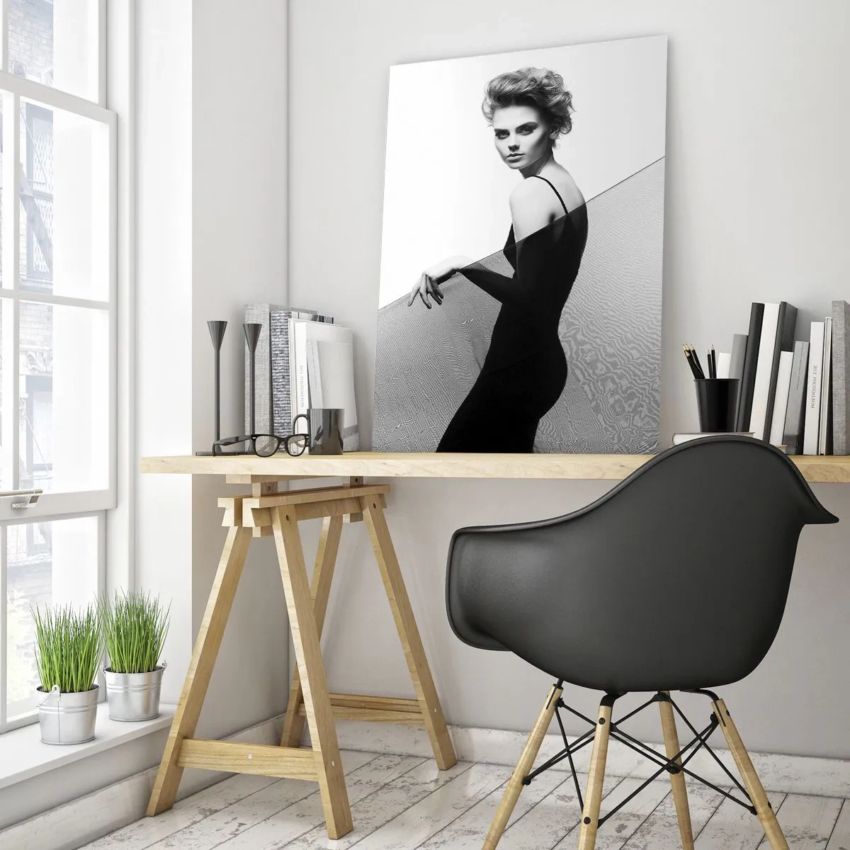 Schilderen op glas - Magnetische blik - 80x120 cm