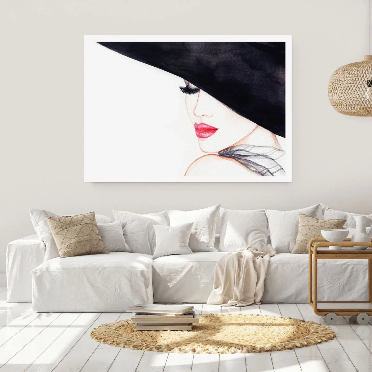 Poster - Elegantie en sensualiteit - 70x50 cm