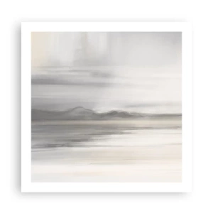 Poster - Afstand in reflectie - 60x60 cm