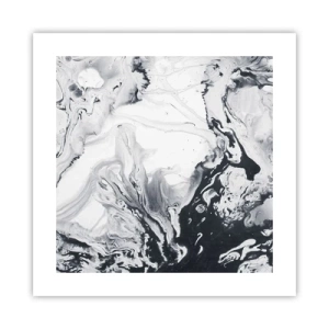 Poster - Het binnenste van de aarde - 40x40 cm