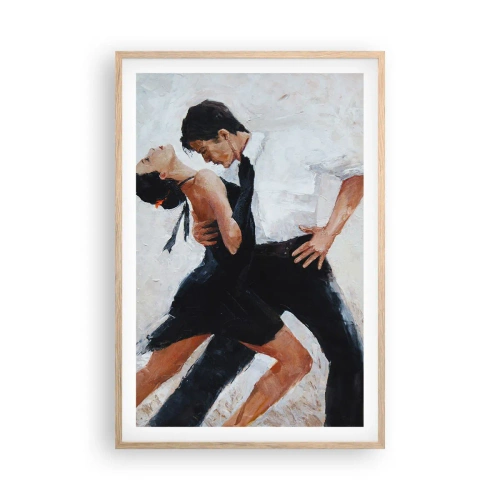 Een poster in een licht eiken lijst - Tango van mijn dromen - 61x91 cm