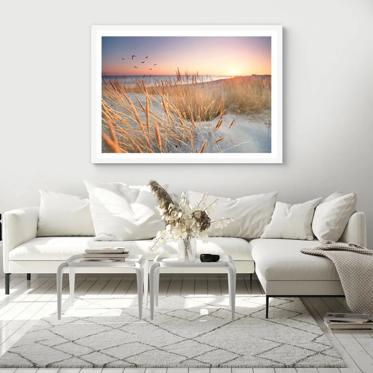 Poster in een witte lijst - Het Baltische slaapliedje - 40x30 cm