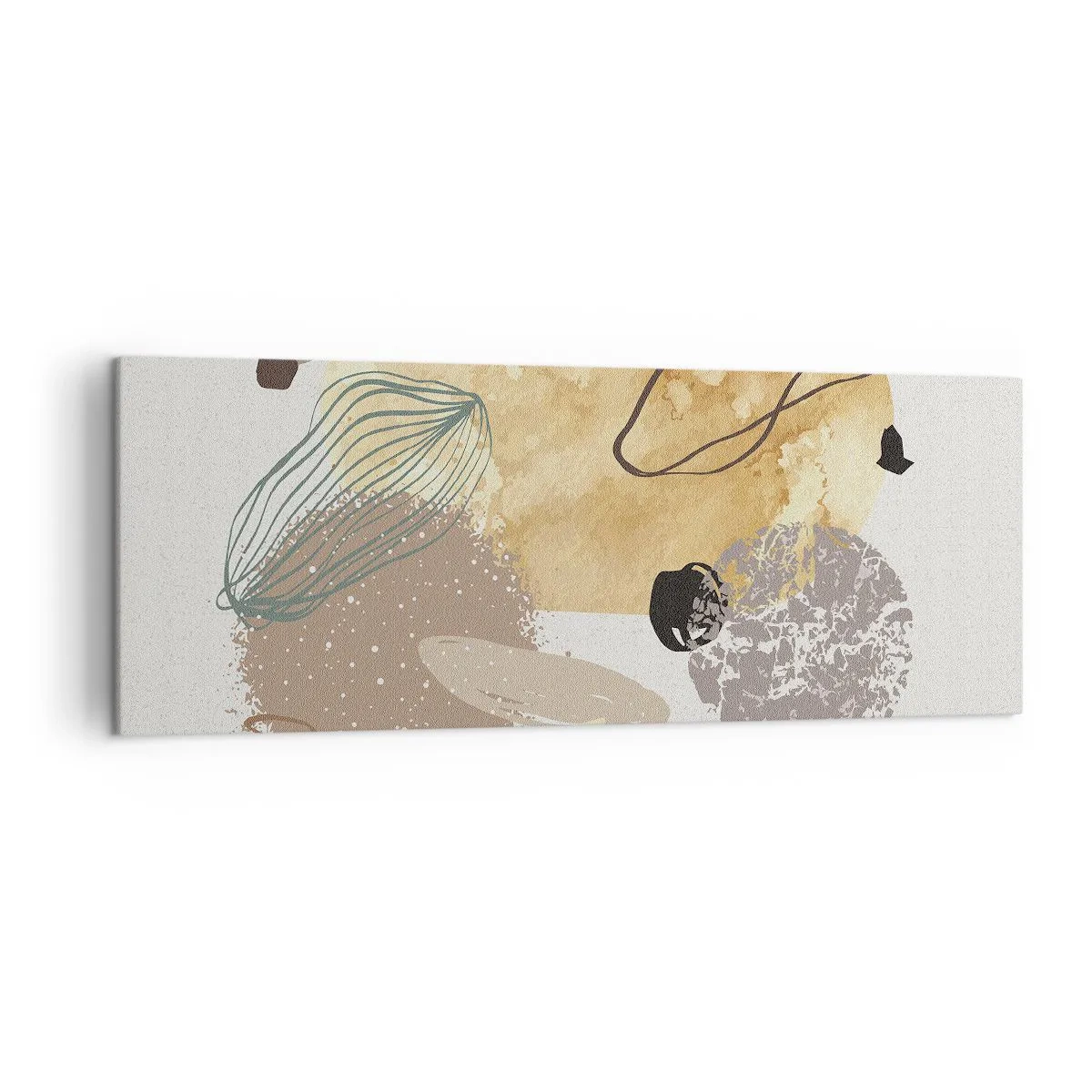 Schilderen op canvas - Toegepaste plumcologie - 140x50 cm