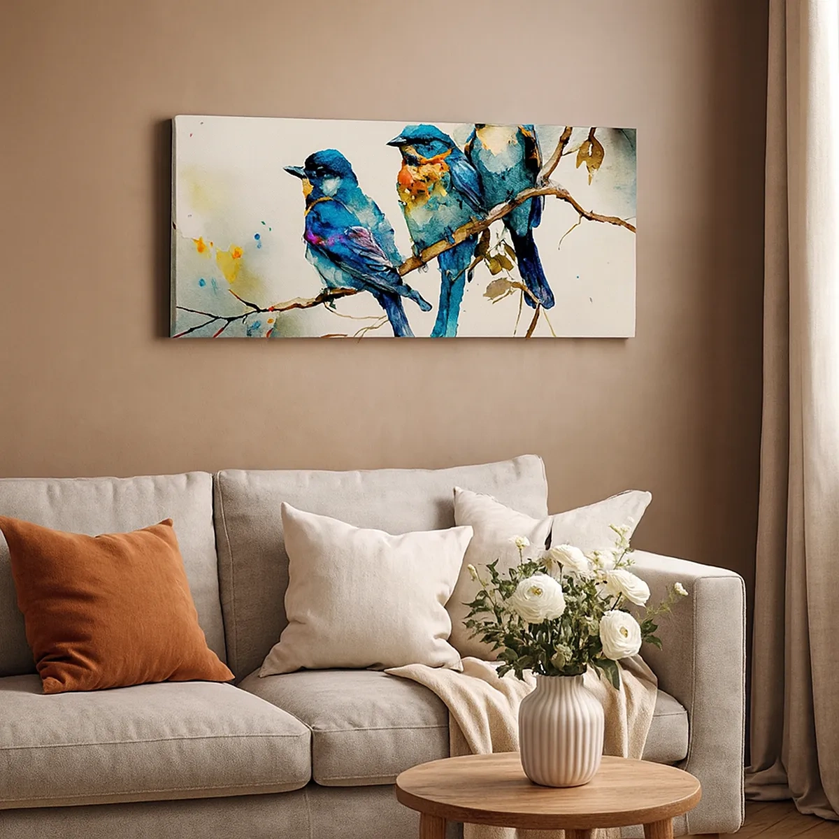 Schilderen op canvas - Is hij boos geworden? - 30x30 cm