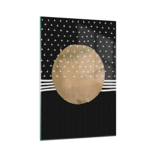 Schilderen op glas - Samenstelling: galaxy-vlag - 70x100 cm