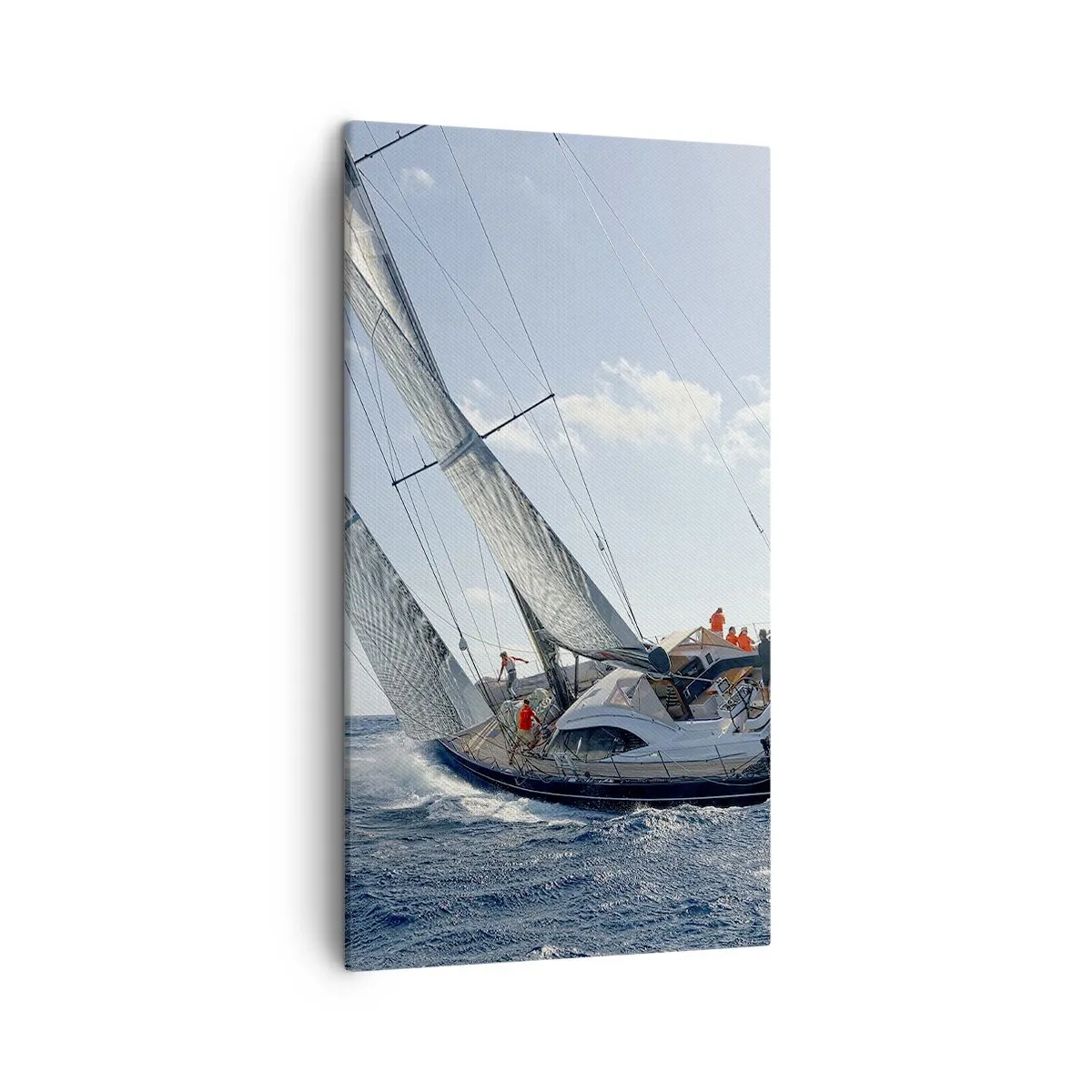 Schilderen op canvas - Laat de betere zegevieren - 45x80 cm