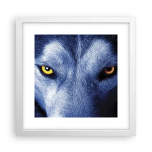 Poster in een witte lijst - Betoverende look - 30x30 cm