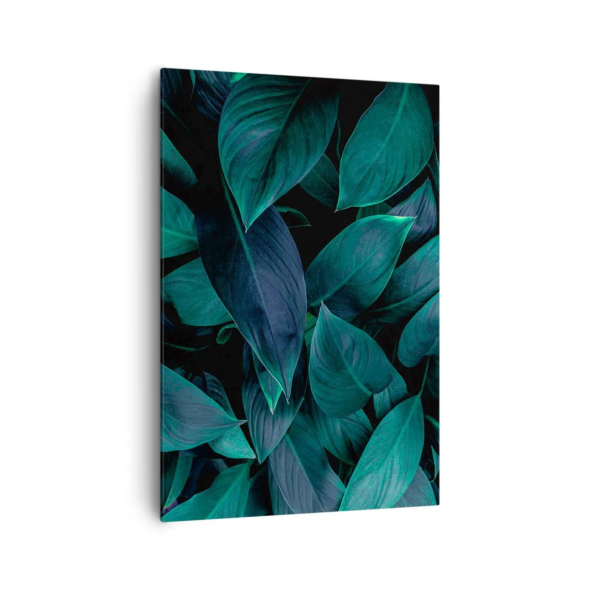 Schilderen op canvas - Groen op zichzelf - 70x100 cm