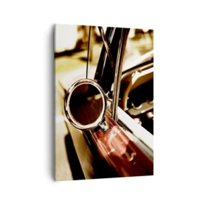 Schilderen op canvas - Een auto met een ziel - 50x70 cm