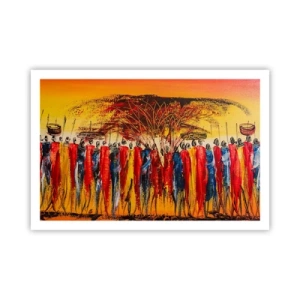 Poster - Daar, daar, daar gaan ze - 91x61 cm