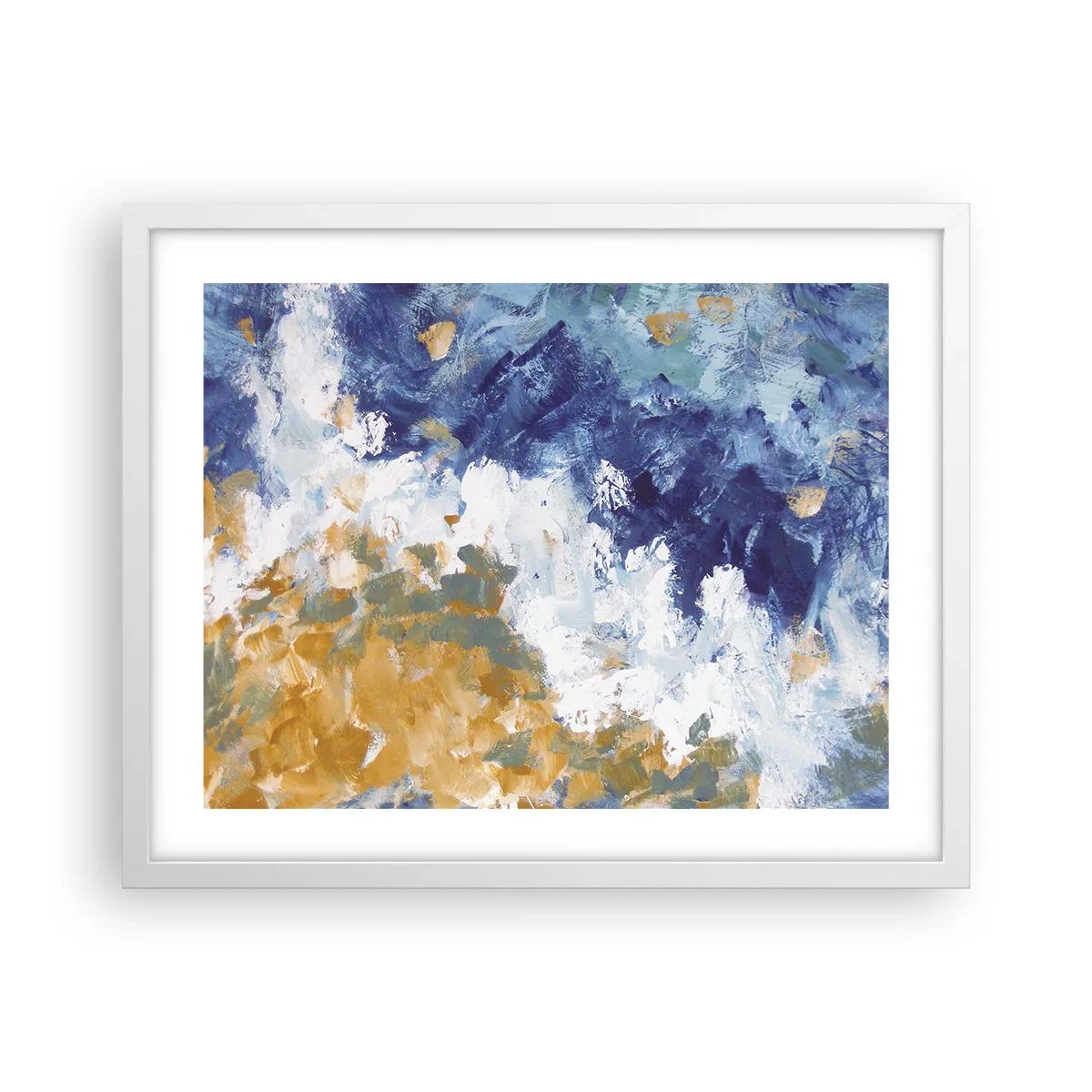 Poster in een witte lijst - Dans der Elementen - 50x40 cm