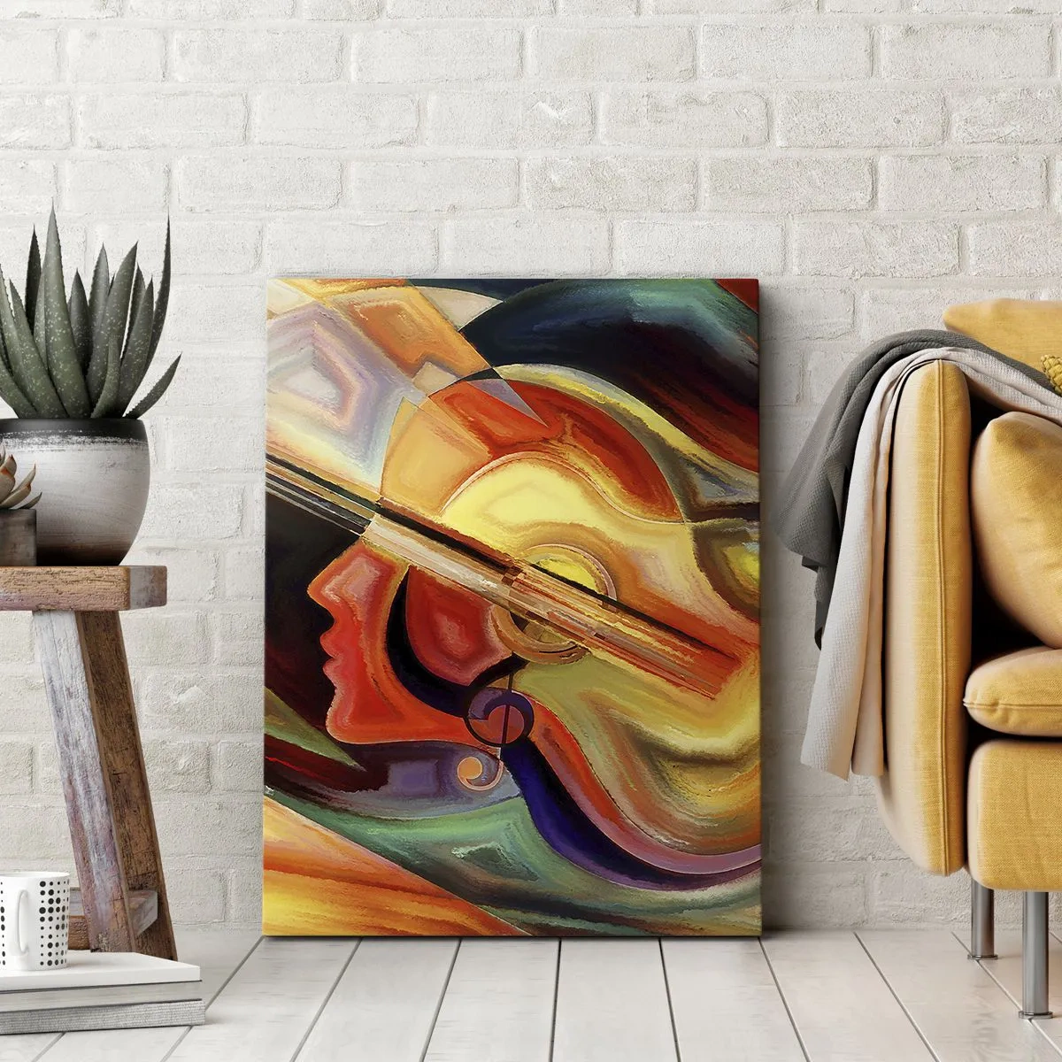 Schilderen op canvas - Alles in orde - 50x70 cm