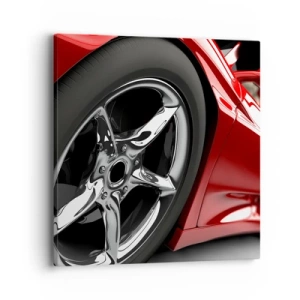 Schilderen op canvas - Gemaakt voor snelheid - 40x40 cm