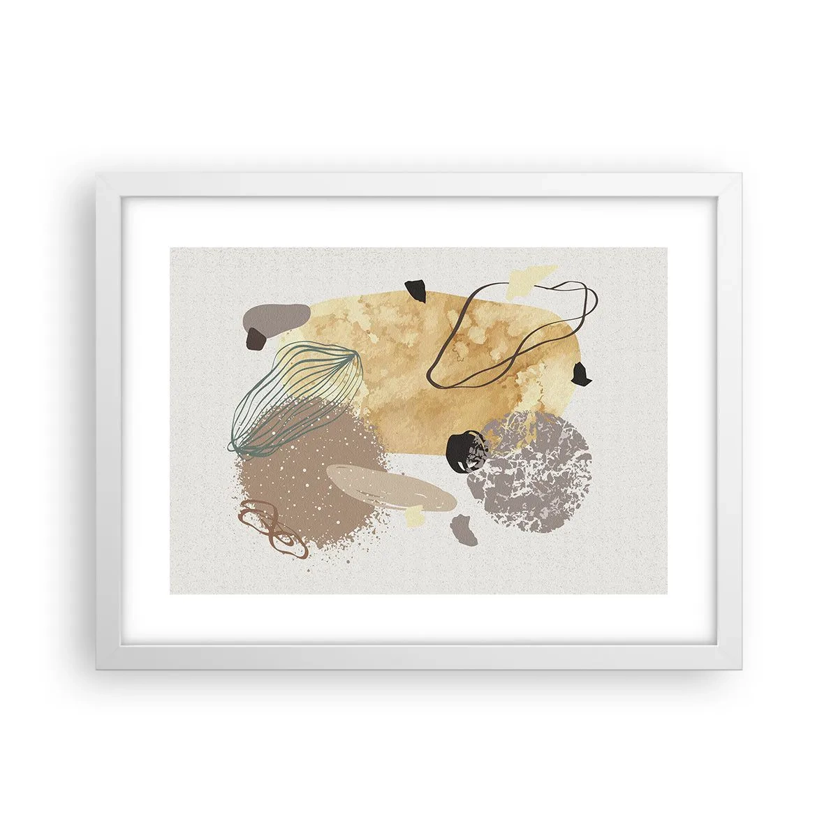 Poster in een witte lijst - Toegepaste plumcologie - 40x30 cm