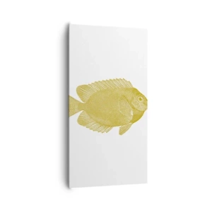 Schilderen op canvas - Vis en dat is het - 65x120 cm