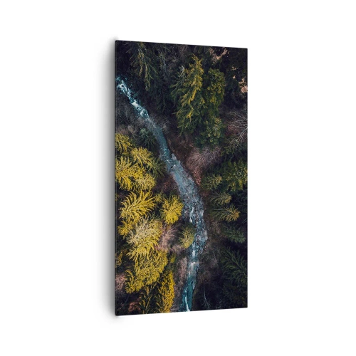 Schilderen op canvas - Snel, sneller en sneller - 65x120 cm