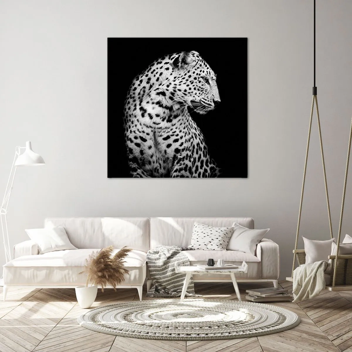 Schilderen op canvas - Juist profiel perfect! - 60x60 cm