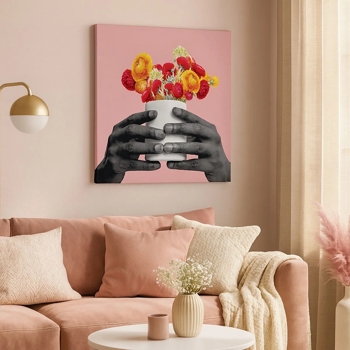 Schilderen op canvas - De apotheose van het leven - 30x30 cm