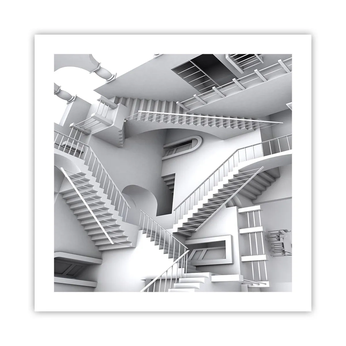 Poster - De paradoxen van de ruimte - 50x50 cm