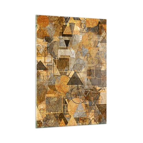Schilderen op glas - De wereld in vorm - 50x70 cm