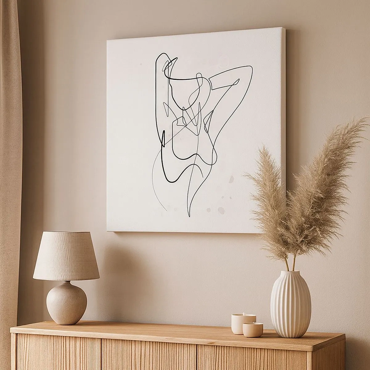 Schilderen op canvas - De kunst van het verleiden - 30x30 cm