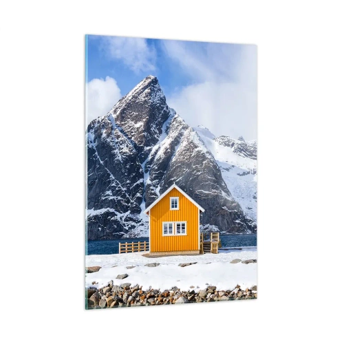 Schilderen op glas - Scandinavische vakanties - 50x70 cm