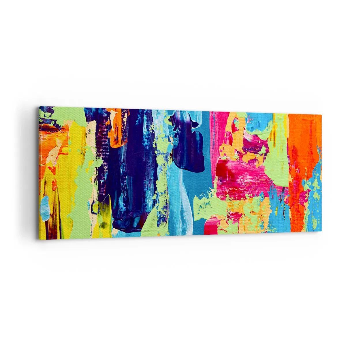 Schilderen op canvas - Het leven is mooi! - 120x50 cm