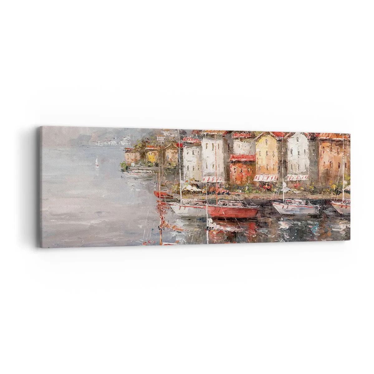 Schilderen op canvas - Romantisch toevluchtsoord - 90x30 cm