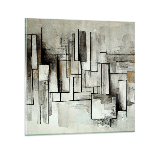 Schilderen op glas - De kracht van eenvoud - 30x30 cm